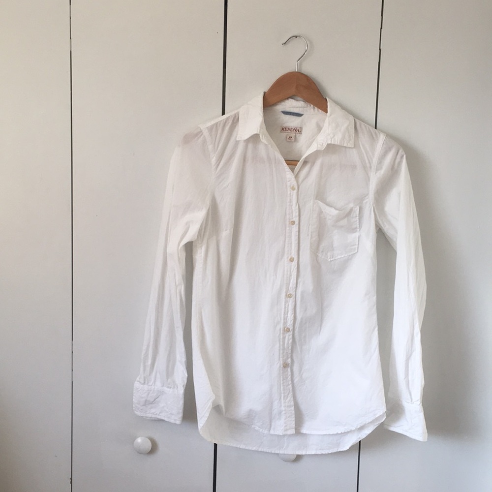 Classic, Crisp White Button Down